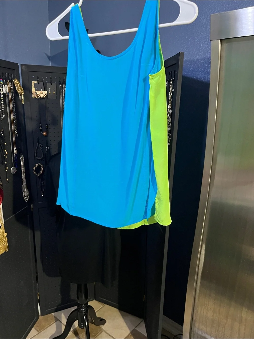 Neon Lime Green Sleeveless Women's Camisole